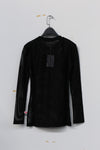 Walter van Beirendonck hand grid top AW22-23 8033 black